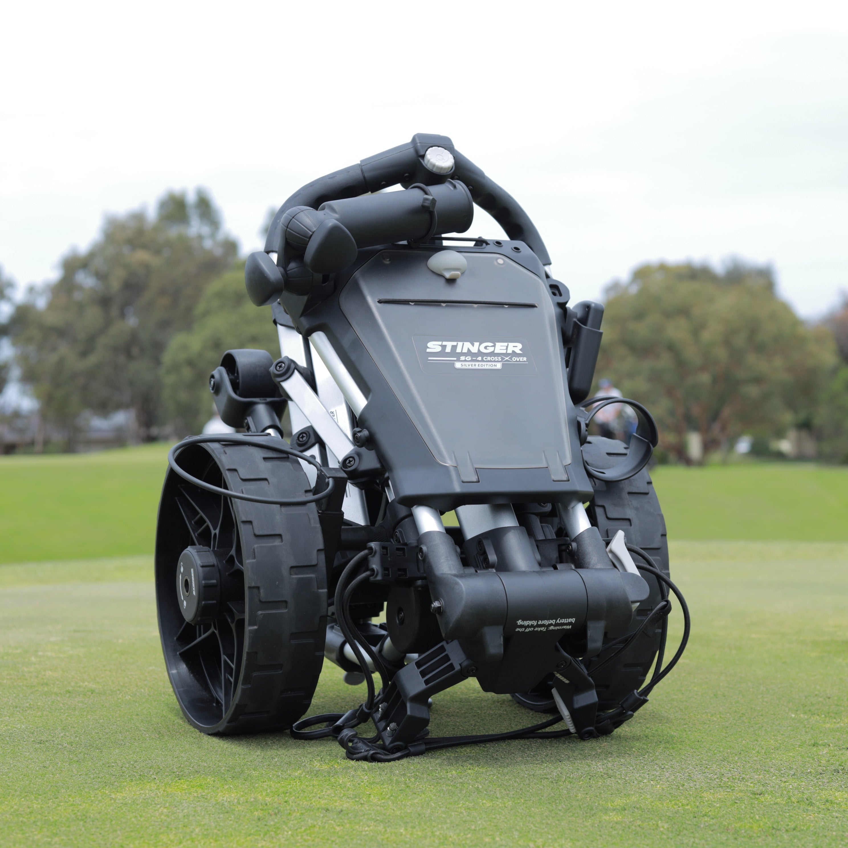 SG-4 Crossover Remote Control Assisted Electric Golf Buggy - Silver Edition